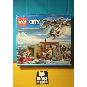 60131 CROOKS ISLAND lego city town SEALED legos set police HELICOPTER